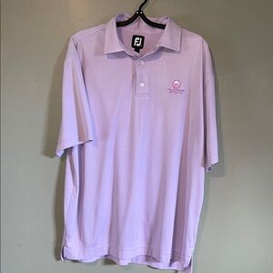 FootJoy Men's Purple Polo Shirt Red Gate Golf Course Rare